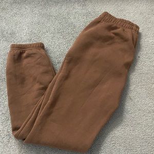 Comfy brown sweatpants